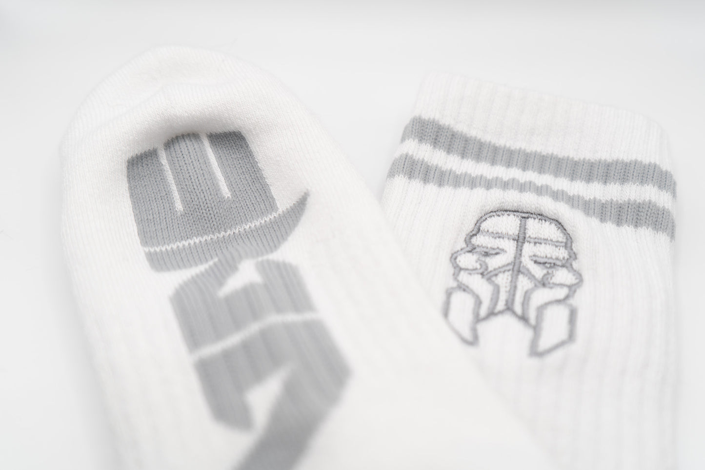 Rvne White Bamboo Sock