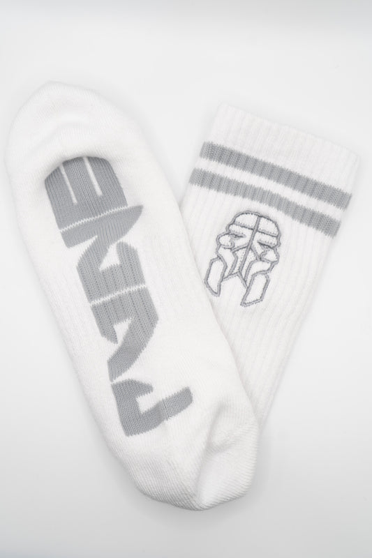 Rvne White Bamboo Sock