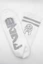 Rvne White Bamboo Sock